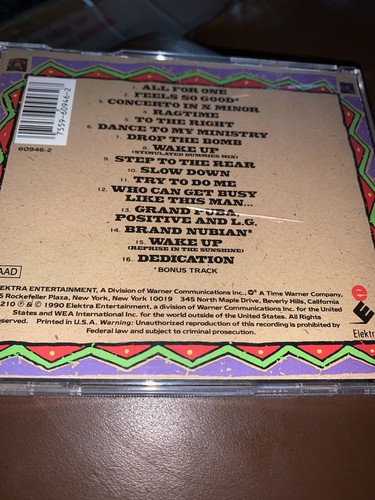 One for All by Brand Nubian (CD). GUARANTEED - Picture 2 of 3