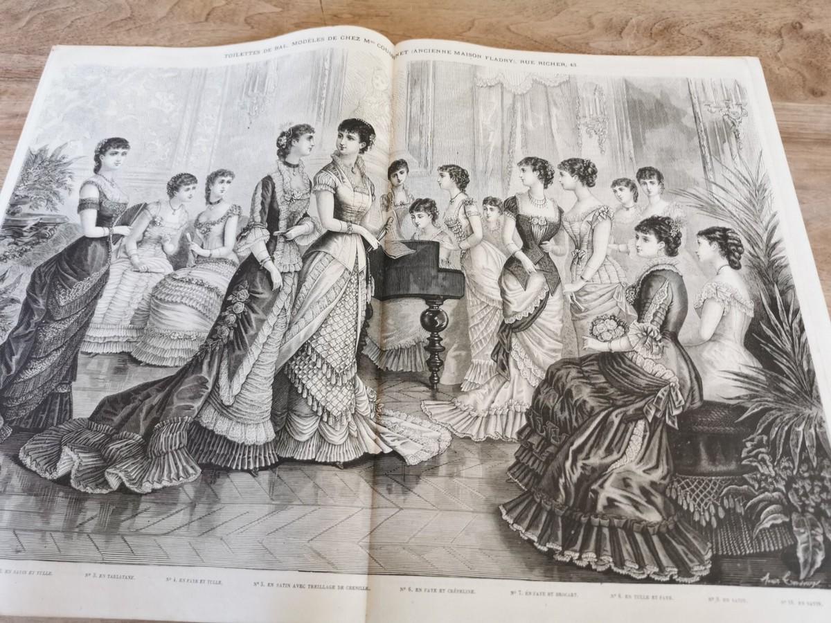 Revue Ancienne La Mode Illustrée N°4 - 25 Janvier 1880, édition Originale France, Occasion