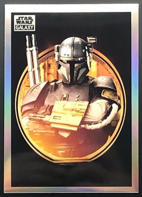 2021 Topps Star Wars Galaxy Chrome Mandalorian Visions Card #MN-7