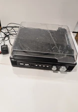 1 By One Stereo Turntable, Model MD-920, With 25 Vinyl Record, Check Description