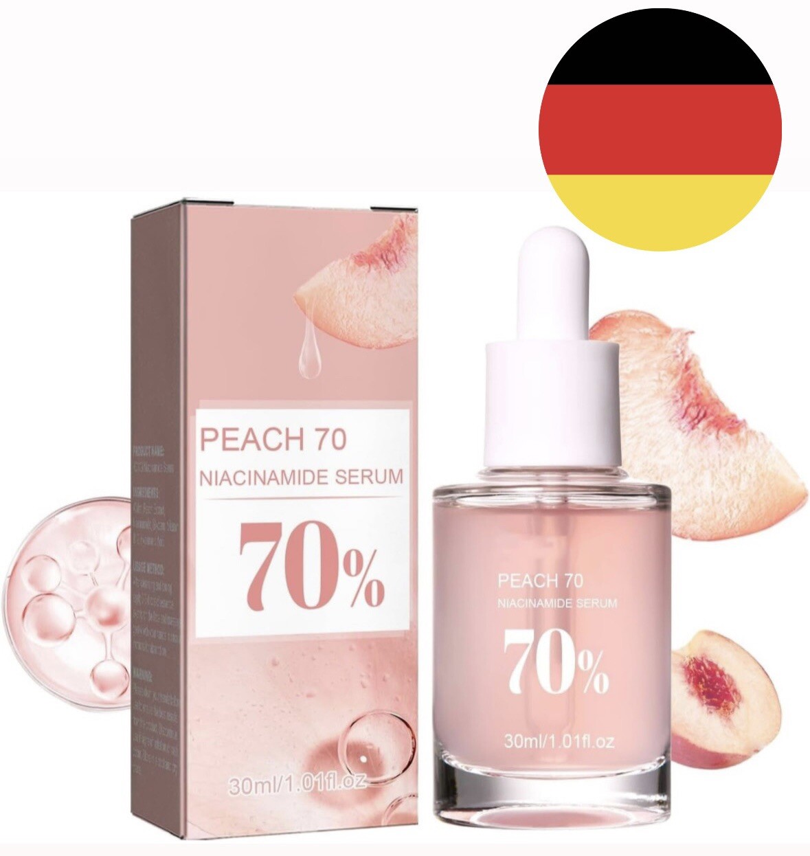 Koreanische Niacinamid Serum 70%, Aufhellendes & Feuchtigkeitspendendes Produkt
