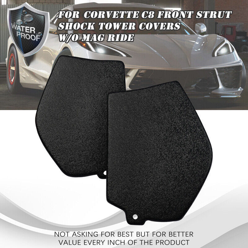 For Corvette C8 2020-2024 2023 Front Shock Tower Cover Without Mag