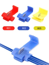 T-Type Terminal Wire Cable Connector Splitter Splice Electrical Joint Crimp Kit