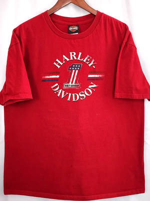 HARLEY DAVIDSON T Shirt Virginia Beach VA red Size XL | eBay
