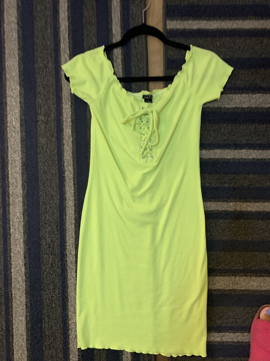 lime green puffy dress Allegra Dress – Retrofete