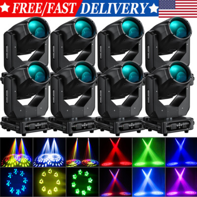 8Pcs New Version 10R 400W Zoom Beam Moving Head Lighting (Bulb)
