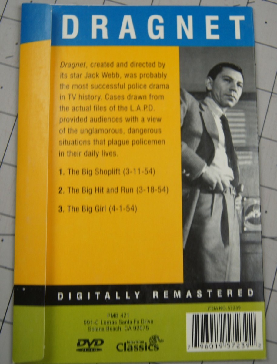 その他 Dragnet: Season 3/ [DVD] Dragent 3 Episodes Movie Classics 796019572392| eBay