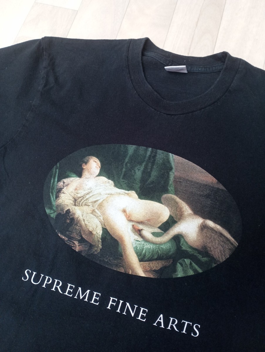 SUPREME LEDA AND THE SWAN FINE ARTS BLACK T SHIRT SIZE M | eBay