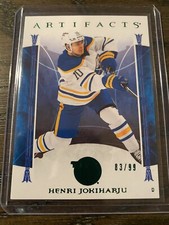 Henri Jokiharju /99 Green Parallel 2022-23 Upper Deck Hockey Artifacts - Sabres