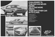 13x19 1970 Dodge Challenger Ta Ad Print Art 340 Six Pak Pack Mopar Scat Pack 13x19 1970 Dodge Challenger Ta Ad Print Art 340 Six Pak Pack Mopar Scat Pack