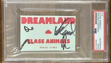 GLASS ANIMALS Complete Band SIGNED Dreamland Cover PSA DNA COA Autograph