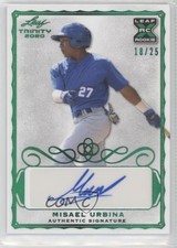 2020 Leaf Trinity Auto Green 18/25 Misael Urbina #A-MU1 Auto 0b2