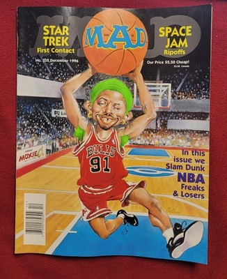 MAD Magazine December 1996 #352-Star Trek First Contact, Space Jam
