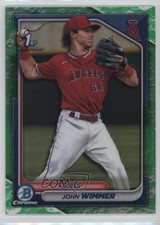 2024 Bowman Chrome Prospects Lunar Glow Refractor John Wimmer #BCP-78 1u6