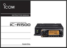 Icom IC-R1500 Manuale di Istruzioni: 56 Pagine Manuale Utente - Bobina Rilegata