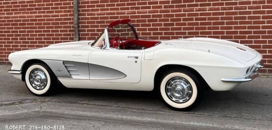 1961 White Chevrolet Corvette   | C1 Corvette Photo 2