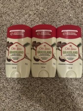 Old Spice Antiperspirant  Deo Grassland with Shea Butter, 2.6oz Pack Of 3 