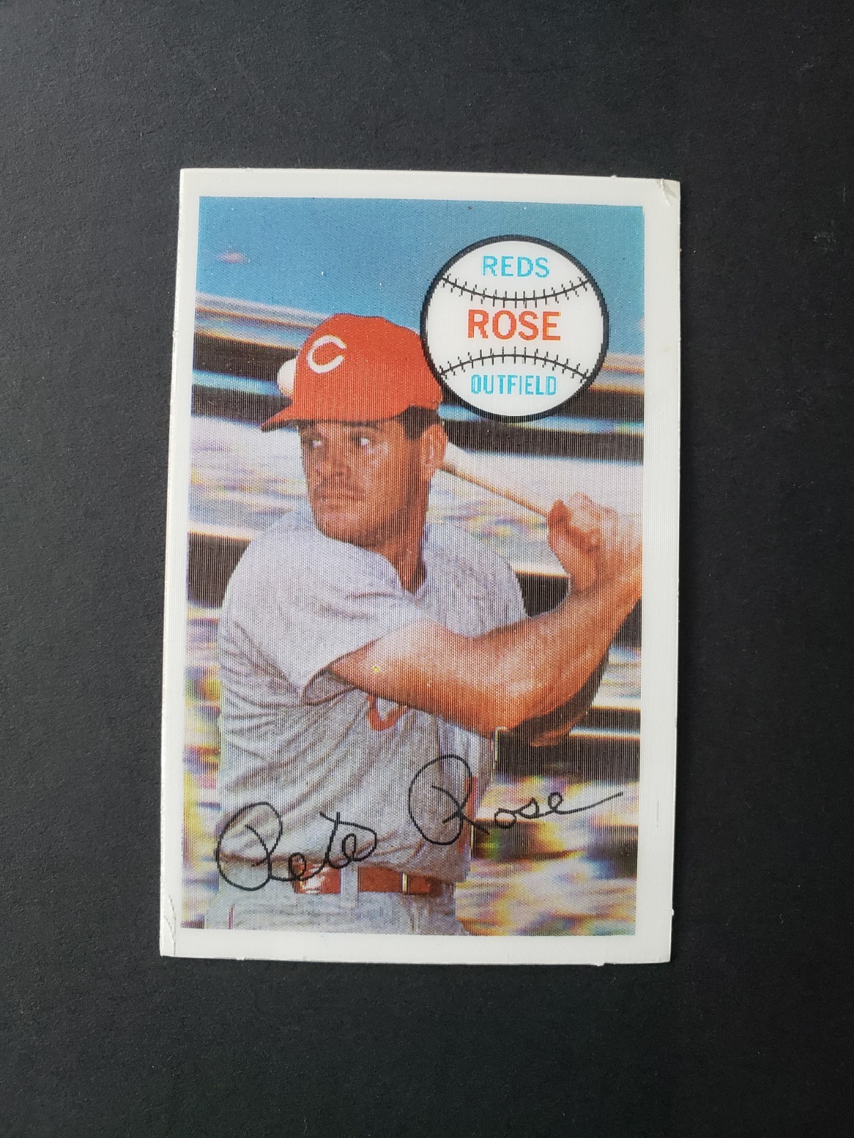 1970 Kellogg's Pete Rose 3-D Superstars Cincinnati Reds # 2