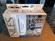 Niles High-Power Sliding Volume Control New White SVC100R