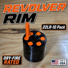 10-pak - DRY FIRE RATED 22LR Snap Cap REWOLWER OBRĘCZ - TPU - Obojętny atrapa okrągły