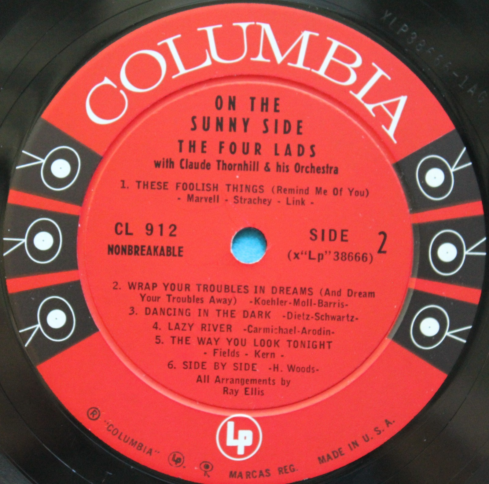 The Four Lads-On The Sunny Side-1956 Traditional Pop 6-Eye Mono NM/E Nice Copy thumbnail 11