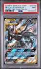 2019 PM SM Black Star Pikachu & Zekrom GX Promo Tag Team Tins FA SM168 PSA 9