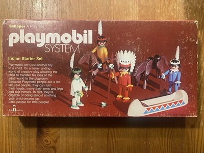 Playmobil # 026 Indian Schaper USA  , 1976, MISB OVP Rar Selten Collector