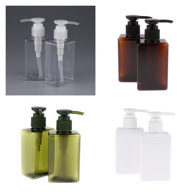 2 Stück 150 ml leere PET Shampoo Conditioner Pumpflaschen