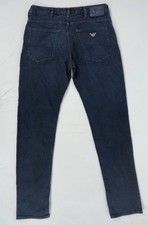Armani Jeans AJ Herren Jeans Hose Gr. M Blau Slim Fit Stretch Designer Denim 