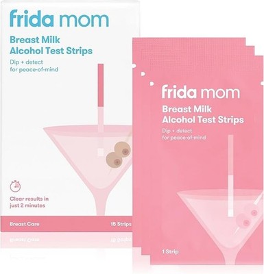 Frida Mom Alkoholnachweis Teststreifen für Muttermilch 2 Minuten -15 ct aus UK