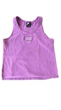 Nike Womens XL Tank Top Purple Embroidered Lo...