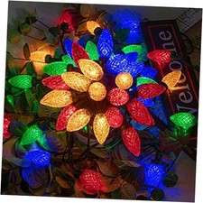 AWQLED 81 FT C9 Christmas String Lights Plug in Fairy Twinkle 100 Multicolor