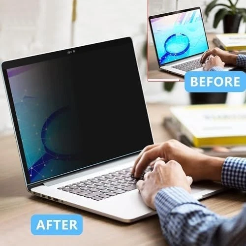 ZOEGAA Magnetic MacBook Air Privacy Screen 13 inch, Removable Anti Blue Light Pr - Image 2 of 3