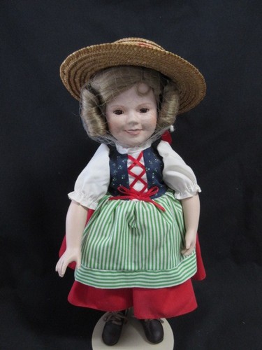 DANBURY MINT 14" SHIRLEY TEMPLE DOLL "Heidi", Dolls of the Silver Screen, MINT! - Picture 2 of 12