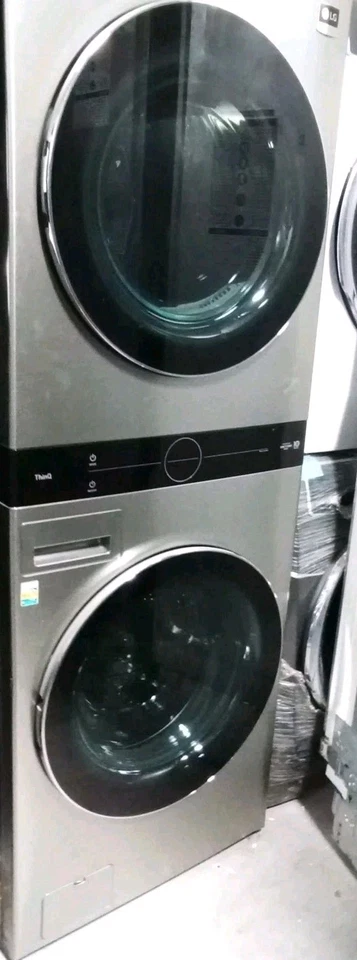 LG Studio WSGX201HNA 27 Inch Smart Gas WashTower with 5.0 cu. ft. Washer NEW - Image 2 of 2