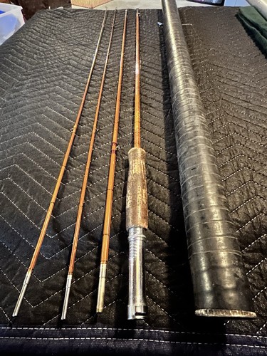 South Bend Bamboo Fly Rod 77-9 3/2, with a sock and tube