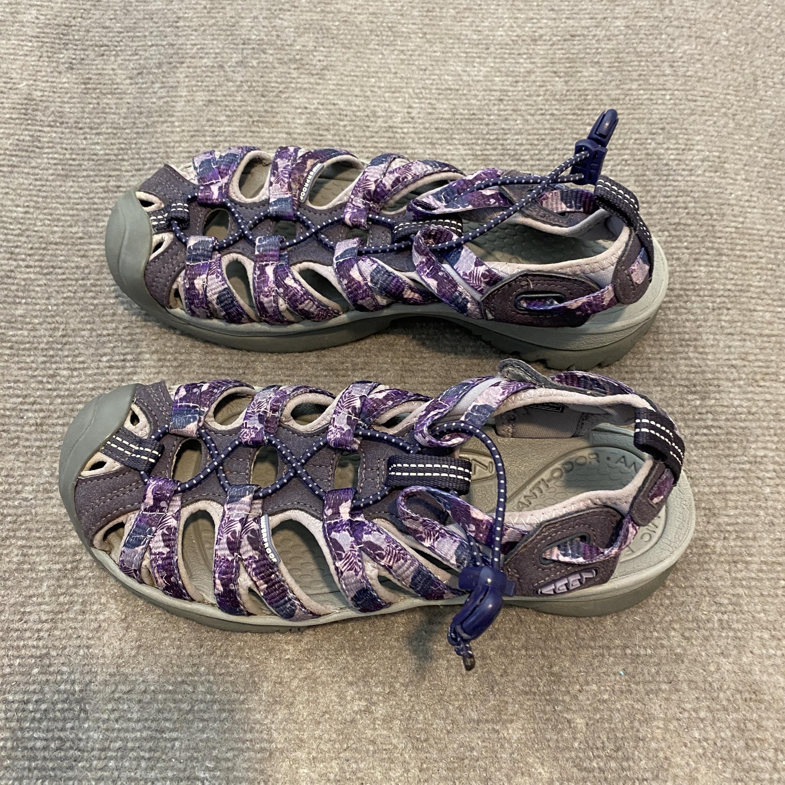 Scarpe KEEN Whisper donna misura 6 5 viola grigio sandali outdoor escursionismo acqua