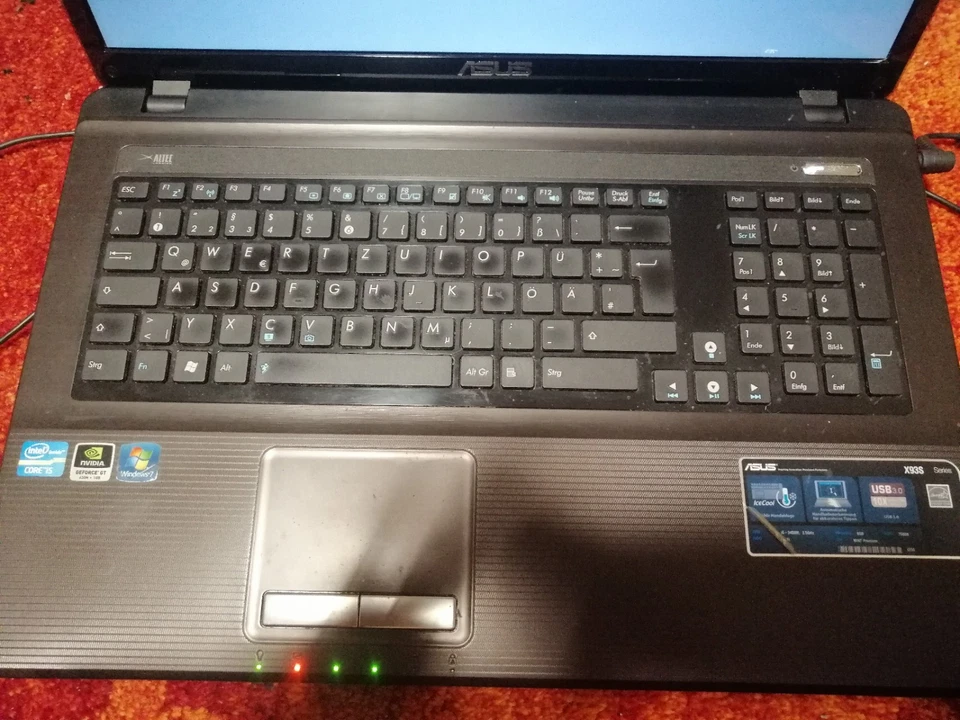 Notebook Asus X93S, i5-2450M, 8GB, 750GB HDD, Windows 7 - Bild 3 von 4