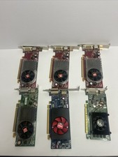 Lot Of 6 Graphics Cards/ Display Adapters. ATI, Radeon, Evga, NVIDIA, AMD.