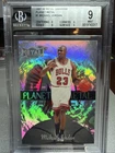 1997-98 METAL UNIVERSE PLANET METAL #1 MICHAEL JORDAN CARD BGS 9 🔥🔥🔥