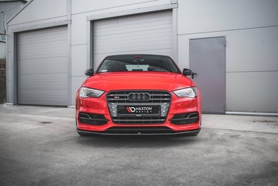 Maxton Design Frontlippe V.1 passend für Audi S3 / A3 S-Line 8V Limousine / Cabr