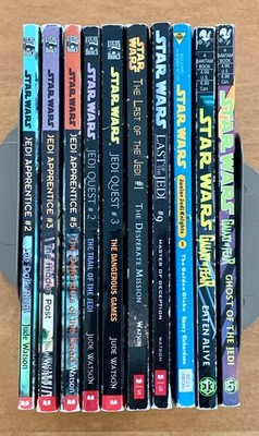 Lot of 10 STAR WARS PBs Jedi Apprentice, Quest, Last, Knights, Galaxy of Fear