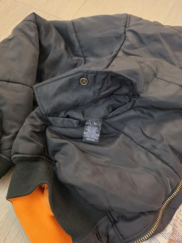 RARE! Vetements X Alpha Industries Cropped Bomber Jacket Size L image 13