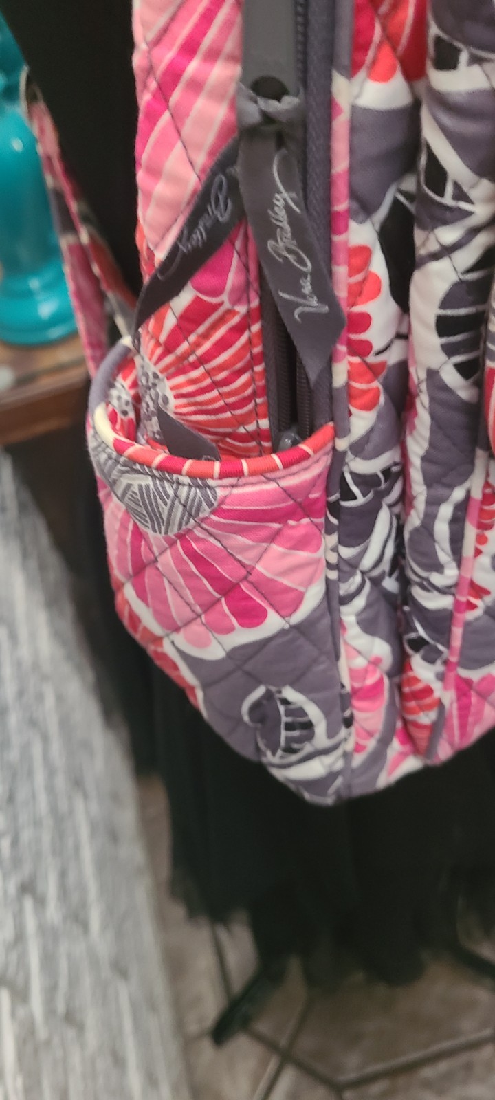 Vera Bradley Backpack Large Multi Mod Floral Pink… - image 8