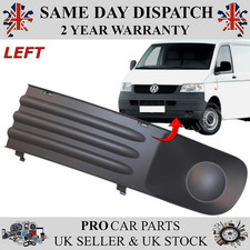 FRONT BUMPER FOG LIGHT GRILL PANEL STRIP LEFT FOR VW TRANSPORTER T5  7H0807489C