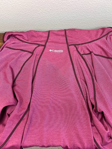 Pullover Columbia Titanium para mujer ciruela omni-sombra 1/3 cremallera manga larga talla M - Imagen 5 de 9