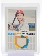 TREA TURNER 2026 TOPPS HERITAGE CLUBHOUSE GAME-USED PATCH Q2161
