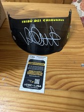 Valentino Rossi Signed Replica Helmet Visor Motogp JSA COA
