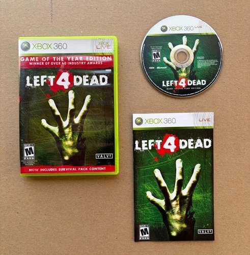Left 4 Dead Xbox 360  Game Of The Year Edition Complete CIB