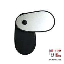 Car Side Window Sun Shade, 2-in-1 360  Dual Layer Rotatable Car Sun Color 2